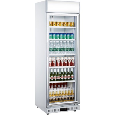 Commercial Drink cooler Upright 352 litres Dynamic cooling Hinged glass door Canopy light | Adexa LG352DF