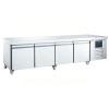 Grillfryserbord med 4 udtræksskuffer, 2230 x 700 x 650 mm | Adexa DUGN4100BT4D