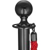 Afspærringspæl til reb 320x1000mm Sort | Adexa BBP02A