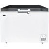 Professionel Kummefryser 307 Liter med Rustfrit Låg, LED-belysning, Hjul & Lås | Adexa BCBD307