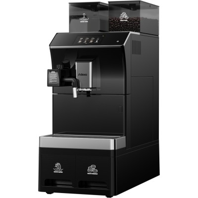 Commercial Coffee Machine Fully Automatic Bean-to-Cup 16 beverages 3 water connection options Double beverages External milk frother | Adexa BTB1013