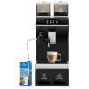 Professionel Fuldautomatisk Kaffemaskine Bean-to-Cup 16 Drikke, Dobbeltudløb & Ekstern Mælkeskummer | Adexa BTB1013