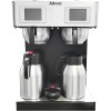 Professionel Dobbelt Kaffebrygger med 2 Termokander, Manuel Vandpåfyldning & Digital Styring | Adexa CBD02A2