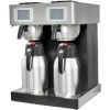 Professionel Dobbelt Kaffebrygger med 2 Termokander, Manuel Vandpåfyldning & Digital Styring | Adexa CBD02A2