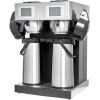 Professionel Dobbelt Kaffebrygger med Manuel Vandpåfyldning eller Fast Vandtilslutning, 2 Pumpetermokander & Digital Styring | Adexa CBD02A3