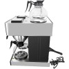 Professionel Dobbelt Kaffebrygger med 4 Kander, 4 Varmeplader & Manuel Vandpåfyldning | Adexa CBD02B1