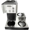 Professionel kaffemaskine 3 kogeplader 3 kander Rustfrit stål Manuel vandpåfyldning | Adexa CBT02