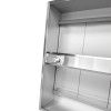 Ventilationshætte, frit hængende, rustfrit stål, 2000 x 1300 x 350 mm | Adexa CH20200S