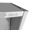 Ventilationshætte, frit hængende, rustfrit stål, 2000 x 1300 x 350 mm | Adexa CH20200S