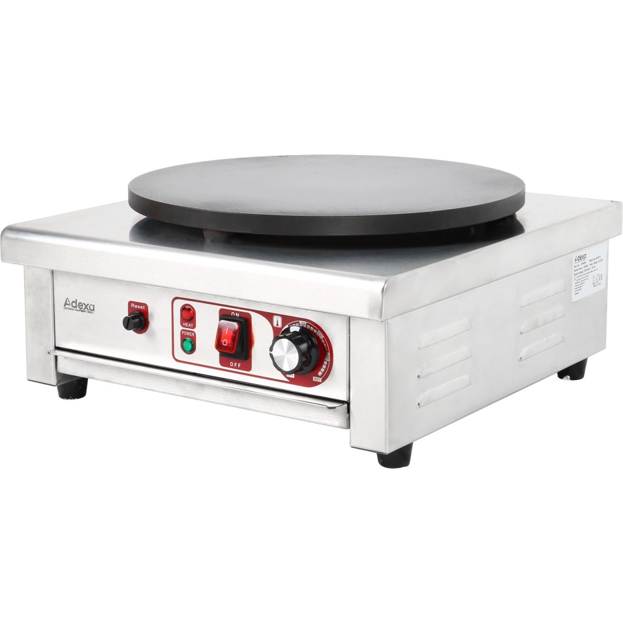 Professionel crepemaskine enkelt 400mm | Adexa CP4006