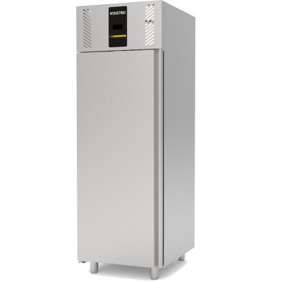Premium Professional-køleskab GN2/1 700 liter rustfrit stål med enkeltdør, ventileret | Ndustrio CPG101UC