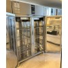 Premium Professional Køleskab GN2/1 1400 liter Rustfrit stål Dobbeltdøre Ventileret | Ndustrio CPG202UC