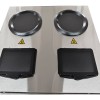 Professionel kaffemaskine Dobbelt 4 kander 4 varmeplader Rustfrit stål | Adexa DRB386