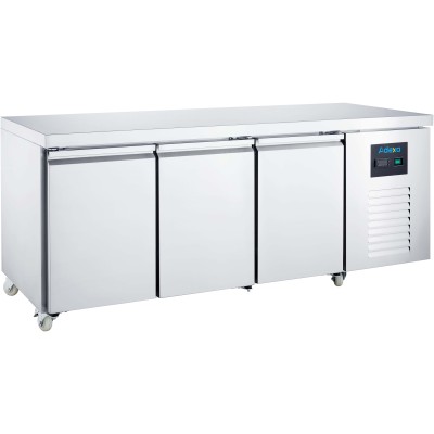 Frysebord med 3 døre, 1795 x 700 x 805 mm, GN1/1-kompatibel | Adexa DRGN3100BT
