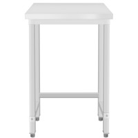 Premium Commercial Work table Stainless steel No bottom shelf 600x700x900mm | Adexa DW6070WO