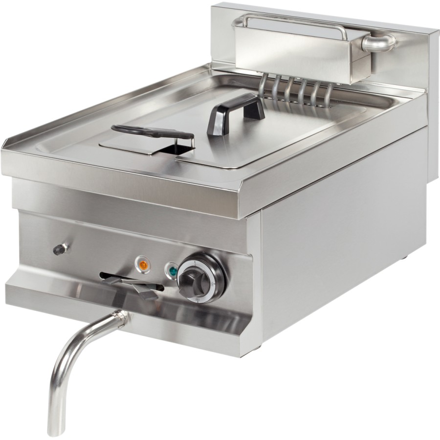 Professionel elektrisk friture 1 x 8 liter 7,5 kW 400V bordmodel | Adexa Hotmax 600 EF604