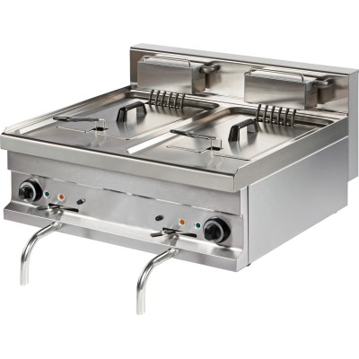 Commercial Electric fryer 2x11 litres 18.0kW Table top | Adexa Hotmax 700 EF721S