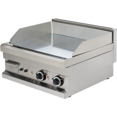 Professionel elektrisk stegeplade glat 2 stegezoner 5,4 kW bordmodel | Adexa Hotmax 600 EG606