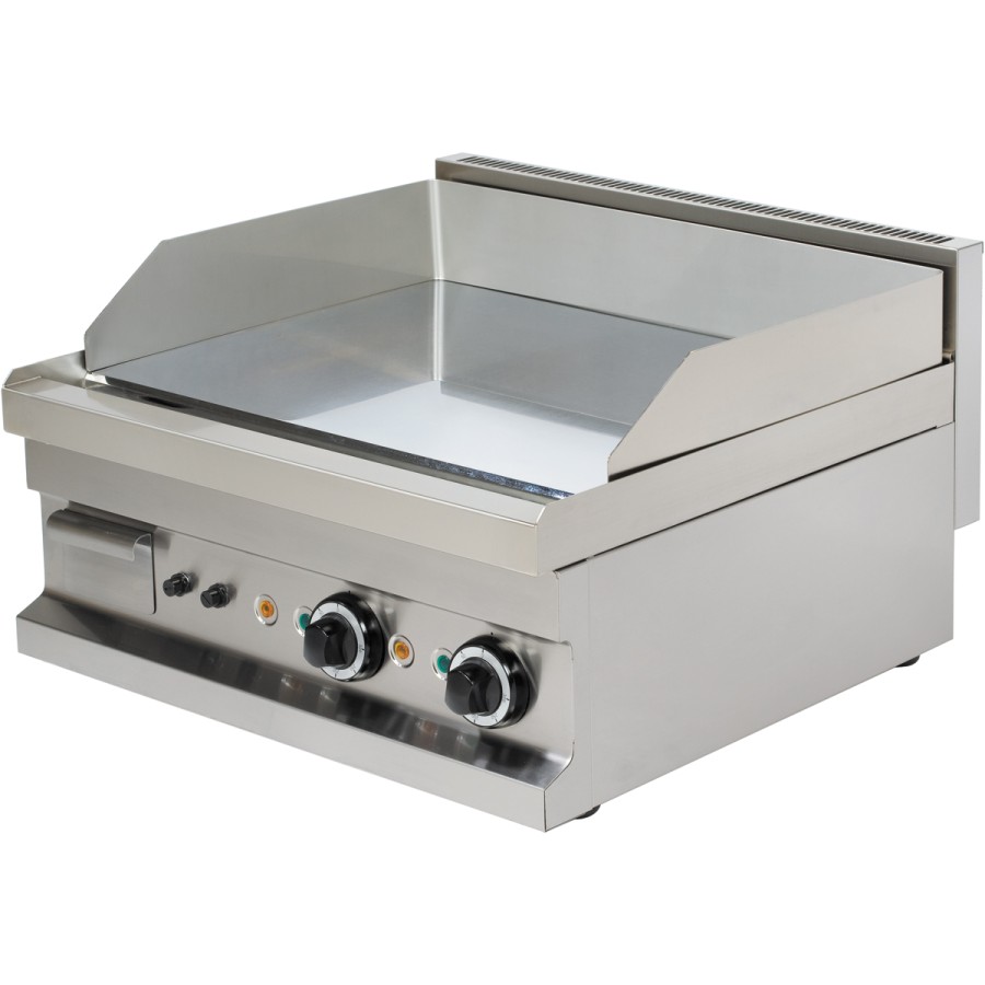 Professionel elektrisk stegeplade glat 2 stegezoner 5,4 kW bordmodel | Adexa Hotmax 600 EG606