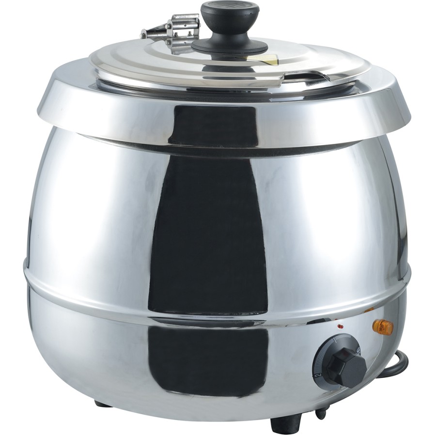 Suppekedel i rustfrit stål 10 liter | Adexa ESK01B
