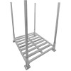 Modulært, mobilt pallehyldeanlæg, galvaniseret stål, 1 x EU-palle, 980 x 1050 x 290 mm, 2000 kg | Adexa EUP1209