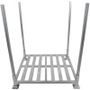 Modulært, mobilt pallehyldeanlæg, galvaniseret stål, 1 x EU-palle, 980 x 1050 x 290 mm, 2000 kg | Adexa EUP1209
