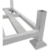 Modulært, mobilt pallehyldeanlæg, galvaniseret stål, 2 x EU-paller, 1810 x 1050 x 290 mm, 2000 kg | Adexa EUP1218