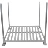 Modulært, mobilt pallehyldeanlæg, galvaniseret stål, 2 x EU-paller, 1810 x 1050 x 290 mm, 2000 kg | Adexa EUP1218