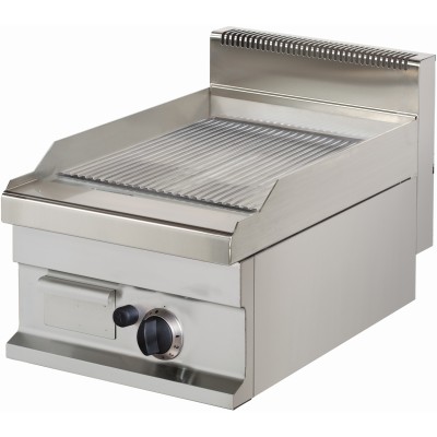 Premium Professionel Gas Stegeplade Riflet 1 zone 6,0 kW Bordmodel | Adexa Hotmax 700 GG711GS