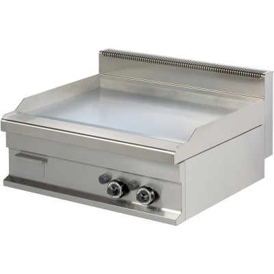Professionel Griddle Gas Smooth 2 zoner 12,0kW Bænktopmodel | Adexa Hotmax 700 GG721S