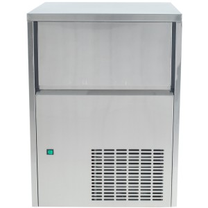 Professionel isterningmaskine, klar is, 80 kg/24 timer, 30 kg isbeholder | Adexa GI80