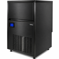 Commercial Ice cube machine Clear ice Individual cubes 80kg/24h Black Digital | Adexa GI80BD