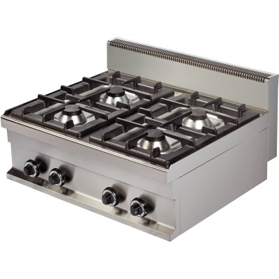 Premium Professionell Gasspis 4 brännare 24,0kW | Adexa Hotmax 700 GR721S