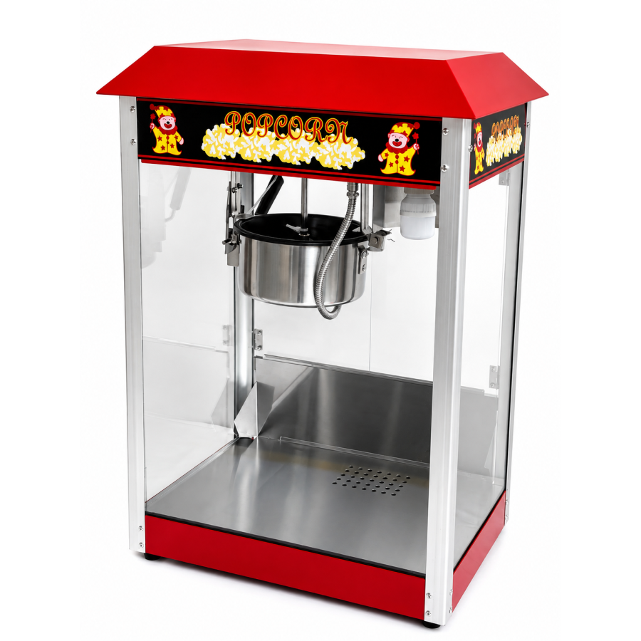 Professionel popcornmaskine 1,44 kW 540 x 405 x 735 mm | Adexa IP6B