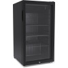 Barkøleskab & Ølkøleskabmed glasdør, 88 liter, sort | Adexa LSC92YL