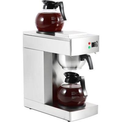 Commercial Filter Coffee maker Manual fill 2 glass jugs 2 hotplates | Adexa RB386