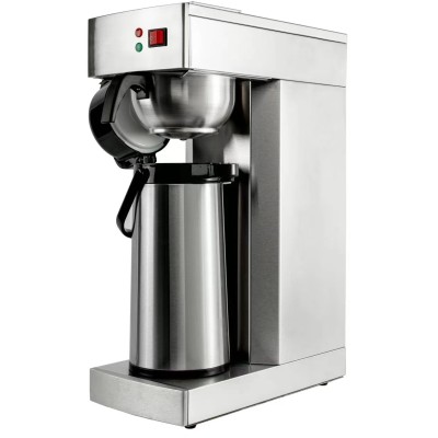 Professionel kaffebrygger med 2 liters pumpetermokande, manuel vandpåfyldning, rustfrit stål | Adexa RP386