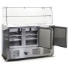 Saladette Glasplade 3 døre | Adexa S93SQ