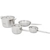 Set of Stainless steel Cookware 4 pcs Sauce pans Stew pan Fry pan | Adexa SESPC7A