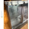 Barkøleskab 2 døre 220 liter Rustfrit stål | Adexa SSBC02PP