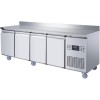 kølebænk med bagkant, 4 døre, 2240 x 700 x 950 mm | Adexa T227RBL4