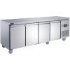 Frysebænk med 4 døre, 2240 x 700 x 850 mm | Adexa T227FL4