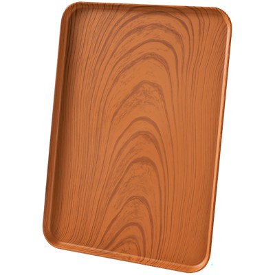 Frokostbakke 430x305mm mørkt træ | Adexa TFXL001B