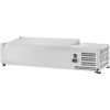 Kantinekøler/Kølerenne 1200mm 5xGN1/4 Dybde 330mm Top i rustfrit stål | Adexa EA12