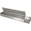 kølerende 2500 mm 9xGN1/3, dybde 330 mm, rustfrit låg | Adexa VRX2500330SS
