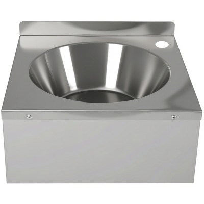 Håndvask/vaskbord Rustfrit stål Vægmonteret 40 mm bagkant | Adexa WBR30B