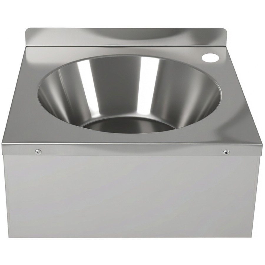 Håndvask/vaskbord Rustfrit stål Vægmonteret 40 mm bagkant | Adexa WBR30B
