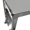 Dejvogn/bagerivogn med øverste hylde, 5 x 600 x 400 mm dejkasser, rustfrit stål, 465 x 620 x 900 mm, rækkeafstand 135 mm | Adexa WHDBC05