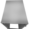 Dejvogn/bagerivogn med øverste hylde, 5 x 600 x 400 mm dejkasser, rustfrit stål, 465 x 620 x 900 mm, rækkeafstand 135 mm | Adexa WHDBC05