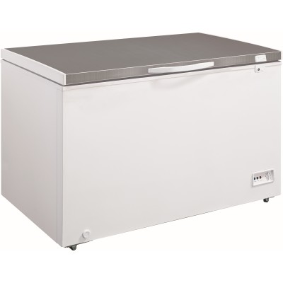 Chest freezer Stainless Steel lid 345 litres | Adexa XF402JA